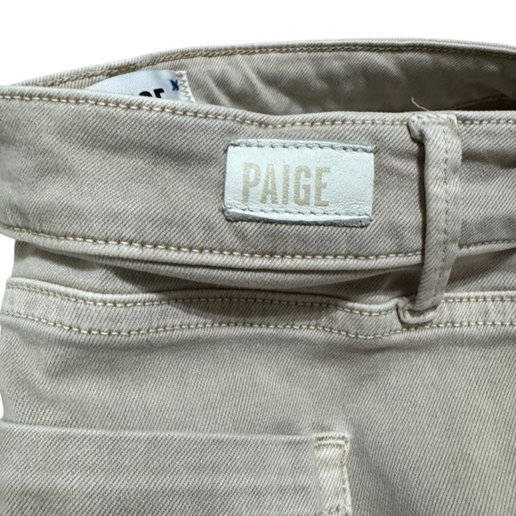 PAIGE Jolie High Rise Slim Ankle Pants Women’s Size 27 Vintage Warm Sand - Picture 8 of 9